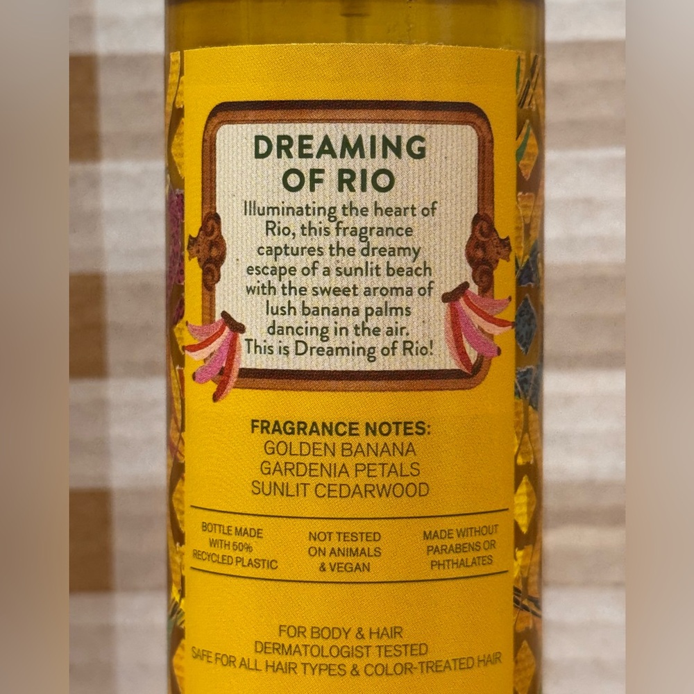 NEW B&BW Dreaming of Rio 3 piece set; includes body lotion, body wash, fragrance - Picture 3 of 3